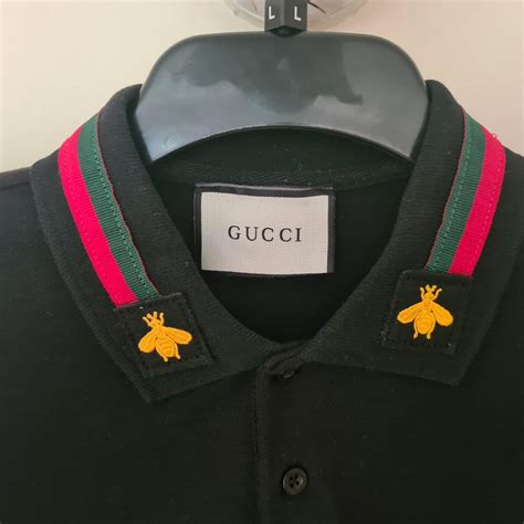 gucci bee polo green|gucci snake and bee polo.